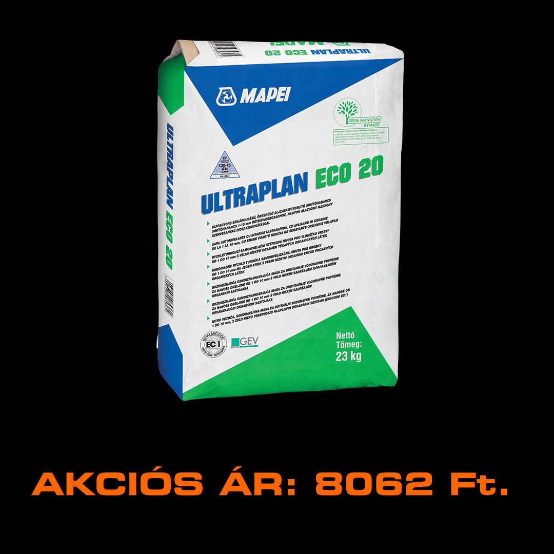 Ultraplan Eco 20 1-10mm rétegvastagság 23 kg.